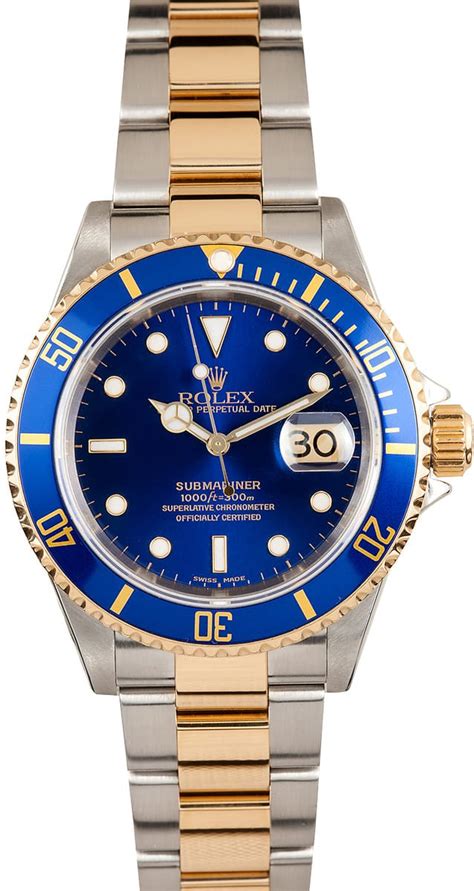 rolex submariner model 16613|Rolex 16613 blue for sale.